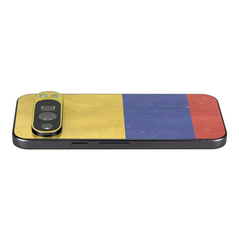 Colombia Flag Distressed Google Pixel 9 Pro Skin